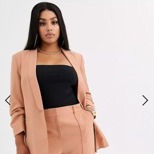 ASOS Design Curve Blush Tailored Suit Blazer US 18